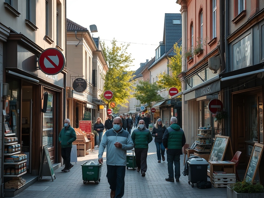 Mapa z zaznaczonym Garwolinem i ikonami symbolizującymi projekty finansowane z Funduszy Europejskich