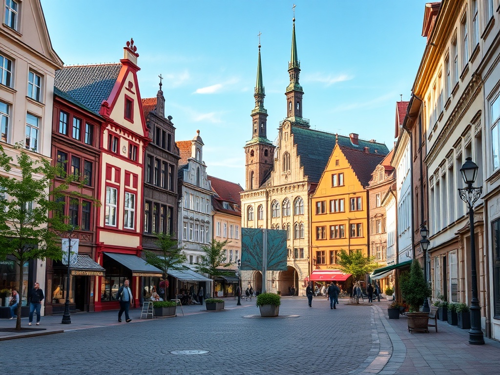 Mapa pokazująca infrastrukturę miasta Garwolin, z zaznaczonymi punktami usługowymi